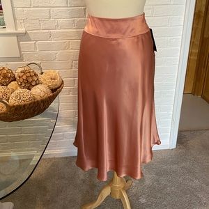 Context 💯 Silk MIDI Skirt. Size 10 NWT
